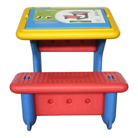 Mesa Escritorio Con Asiento Para Niños 55x55x70cm Gamepower