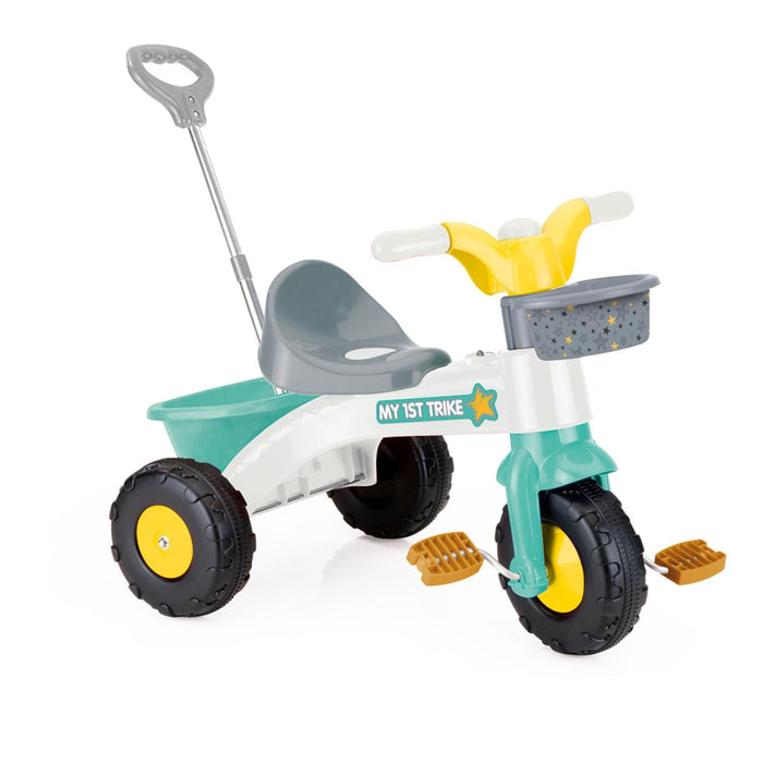 Triciclo a pedales Blanco Celeste para Niños 90x45x84cm Dolu