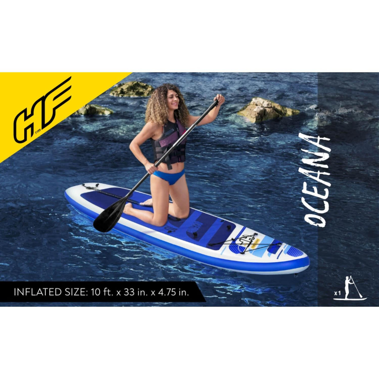 Stand Up Paddle Inflable Set con asiento 305x84x12cm Bestway