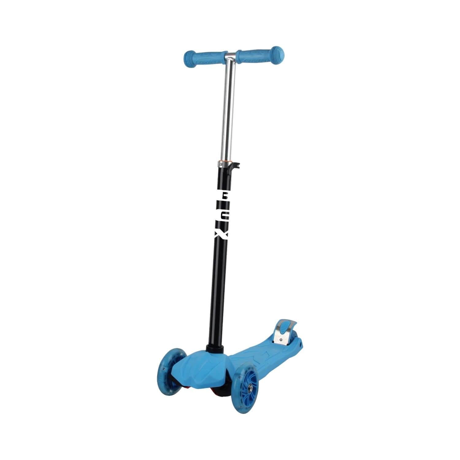 Scooter Monopatin Niño 3 Ruedas Ajustable 63-86 Cms Azul Bex – Getway