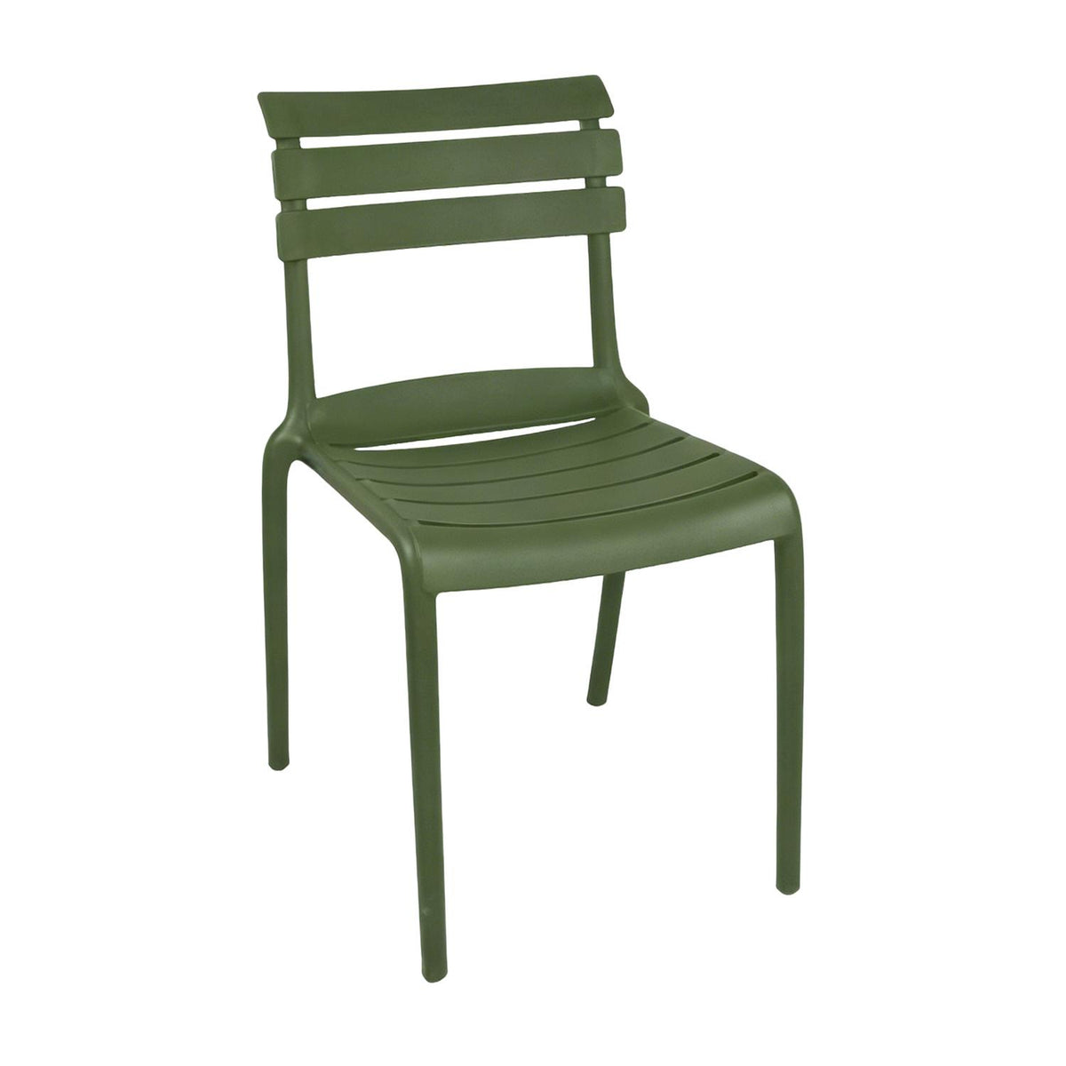 Silla Plástico Apilable Bergen Verde 82x55x43 Escandinavia