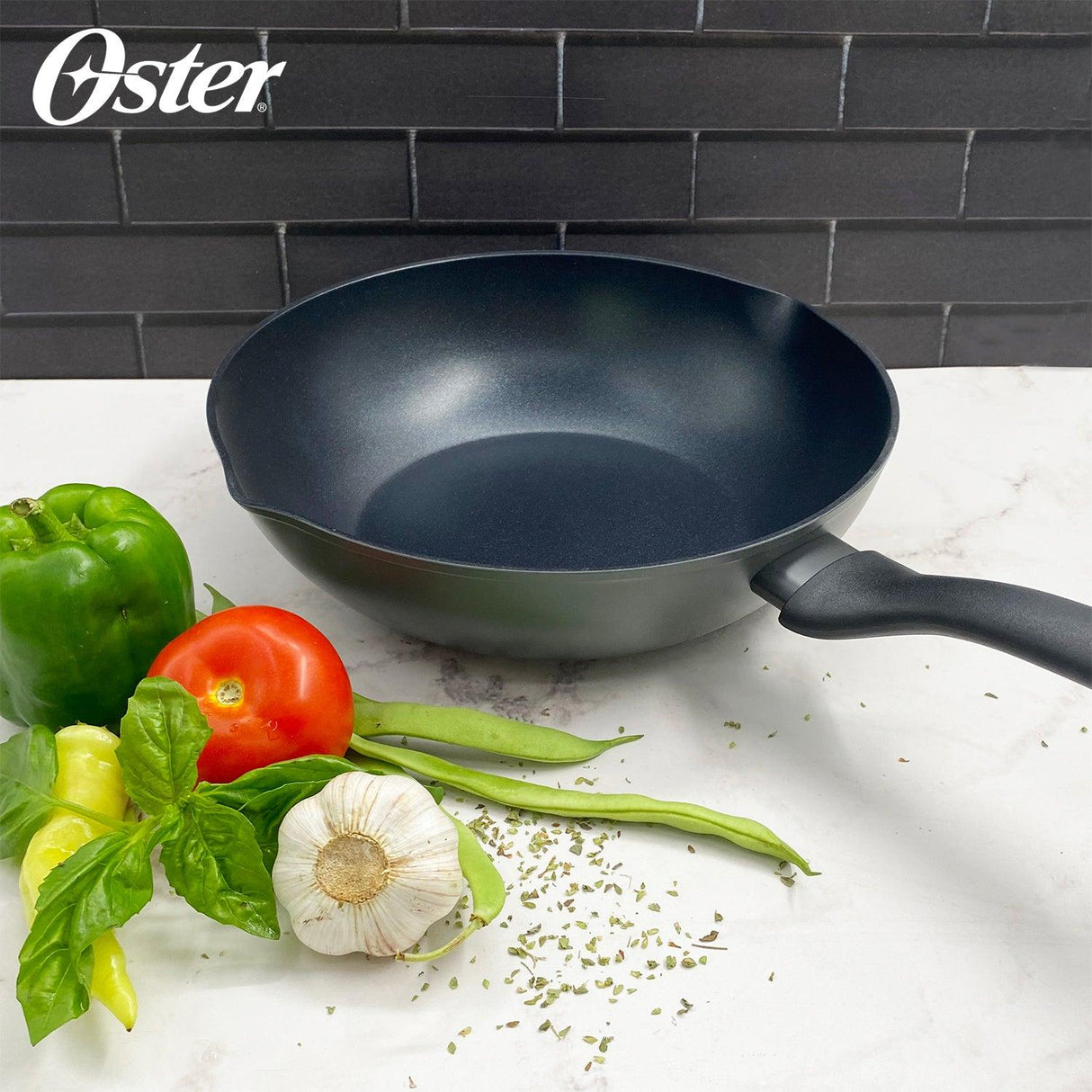 Sartén Wok Aluminio Forjado Kingsway 28.5Cm / 3.9 L / 2.5mm Oster