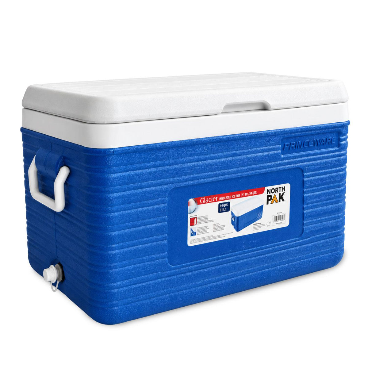 Cooler Nevera Portátil New Glacier 51 Litros Azul NorthPak