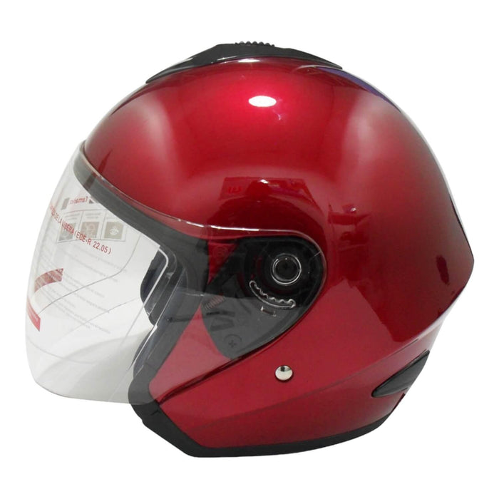 Casco Abierto 3/4 Bx510 Talla M Rojo Certificado ECE Bex