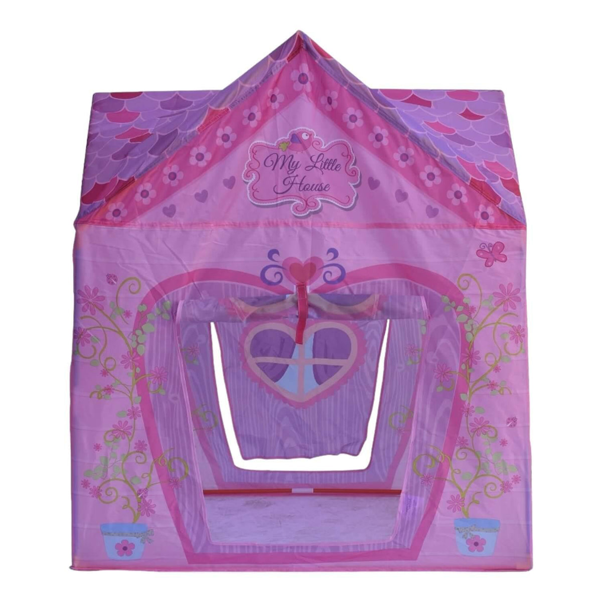 Tienda Carpa Rosa Para Niños Plegable 95X72X102Cm Gamepower