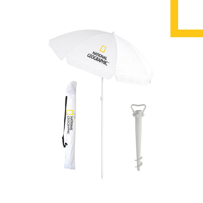 Quitasol Blanco 190 Cms National Geographic