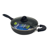 Sartén Wok Aluminio Con Tapa Y Manilla Clairborne 26 Cm / 3.3 L / 2.5mm Oster