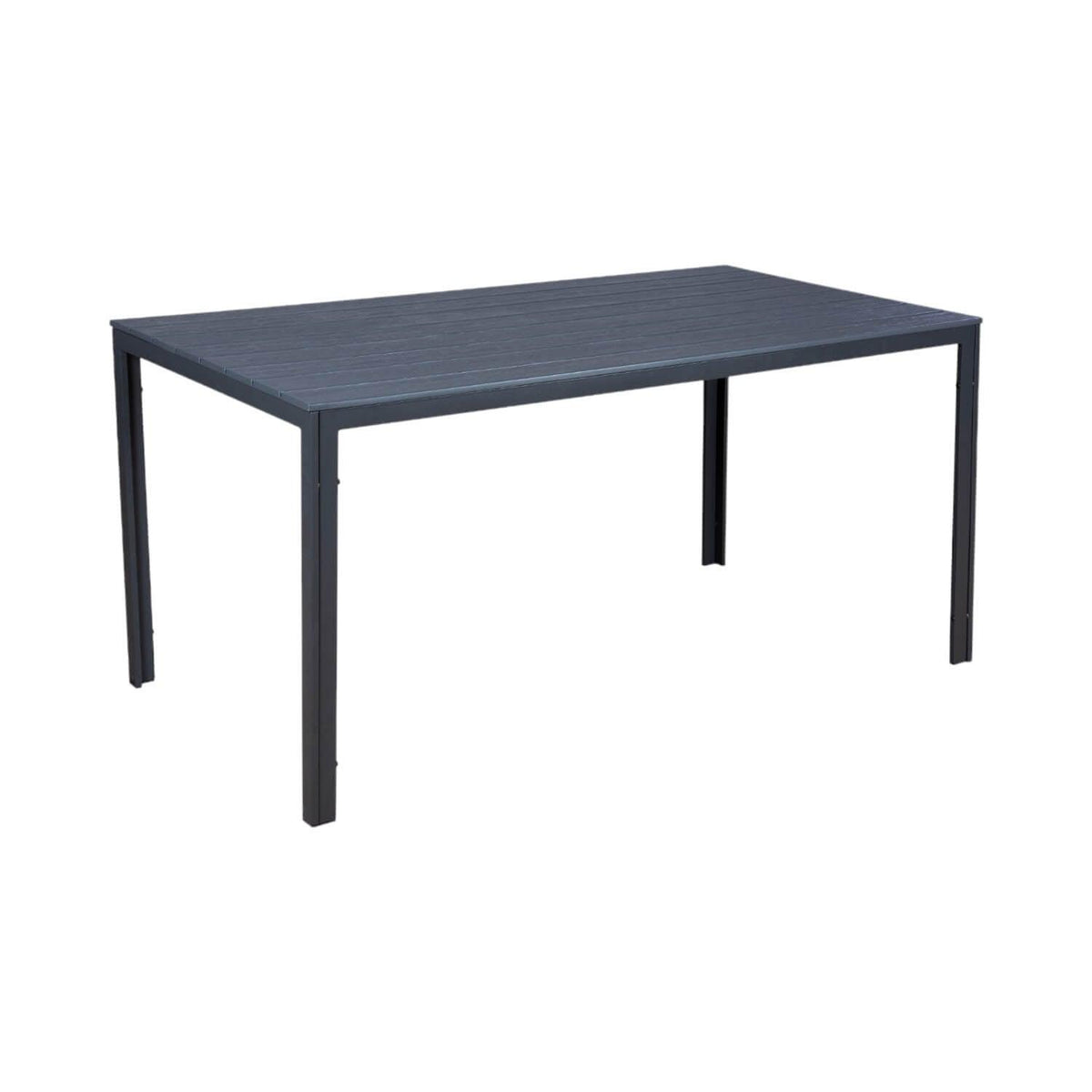 Mesa Terraza Polywood Impermeable 156x78cm Gris Northwest