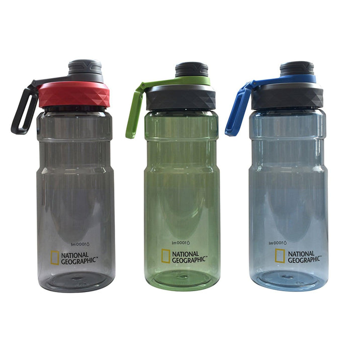 Botella Agua Plastica Outdoor 1 Litro National Geographic