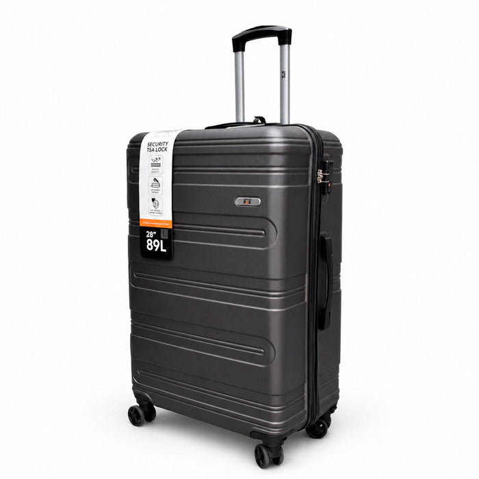 Maleta North Pak Rigida Resistente Ultraliviana 28" 89L Gris