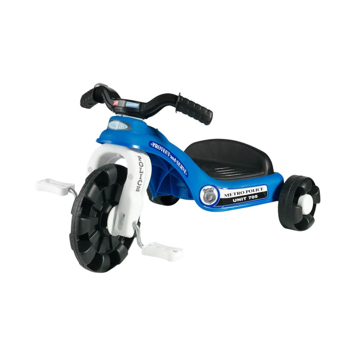 Triciclo a Pedales Policial 62x42x36 Cms American Plastic