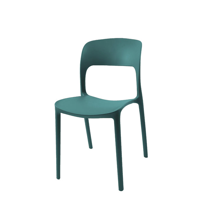 Silla Plástico Apilable Deco Nuremberg Azul Escandinavia
