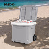 Cooler Nevera Hielera Ruedas Profile 57 Litros Rojo Igloo