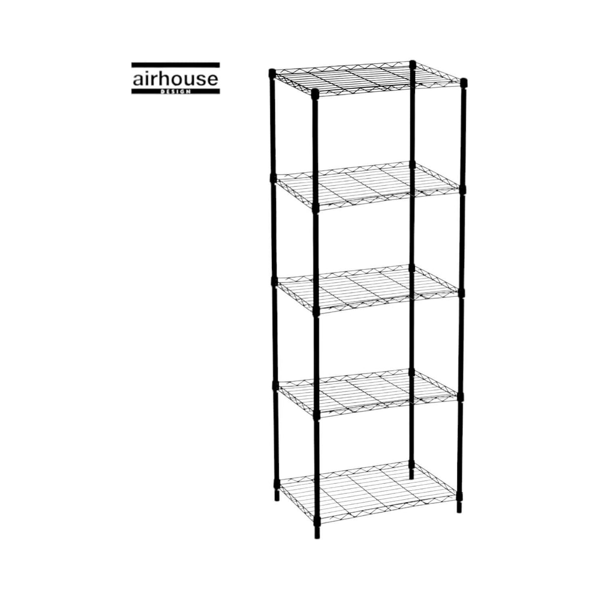 Estante Repisa Rack Metalico 5 niveles 56x35x160cm Airhouse