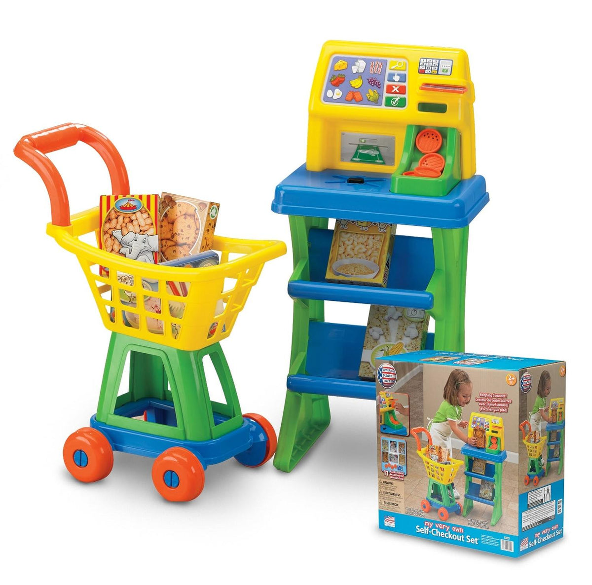 Set Juego Supermercado para niños 41x24x50cm AmericanPlastic