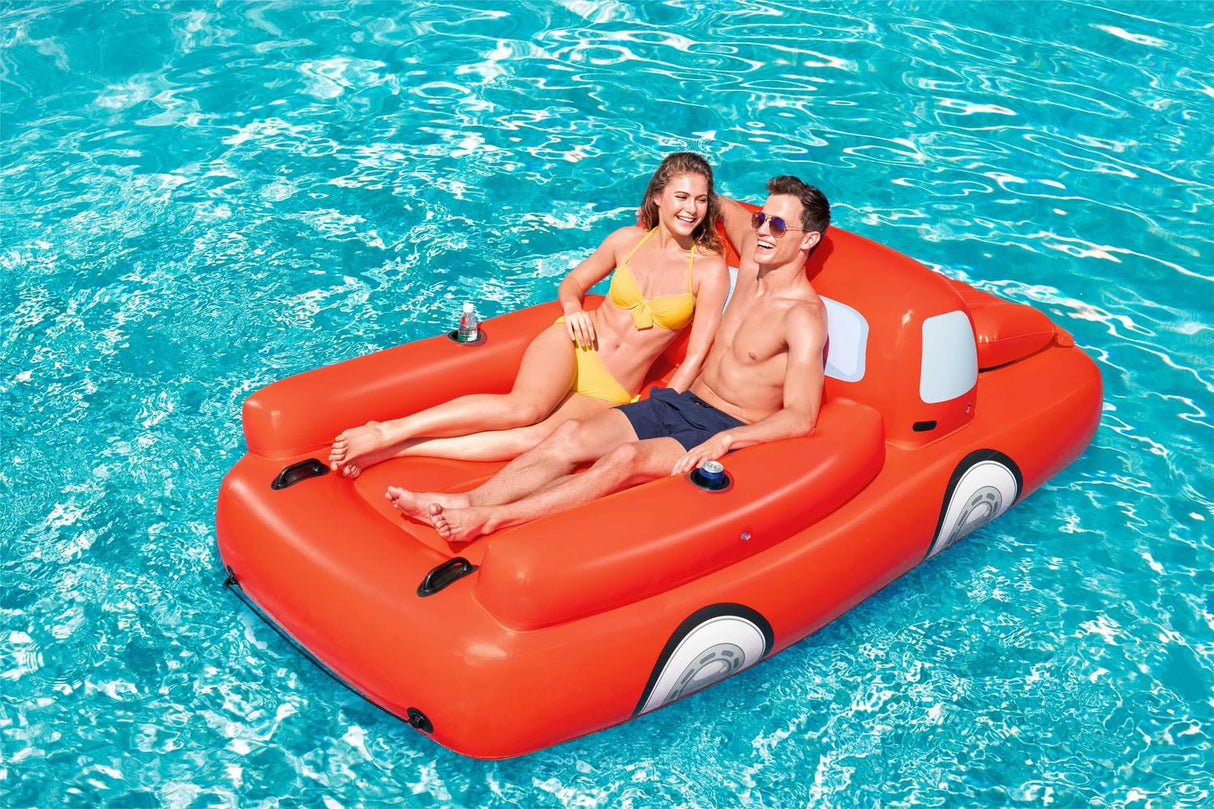 Flotador Reposera Inflable Con Cooler 280Cmx149Cm Bestway