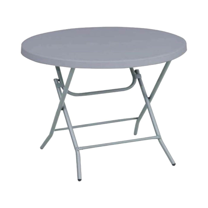 Mesa Plegable Redonda 81x74 Cms Gris Northwest
