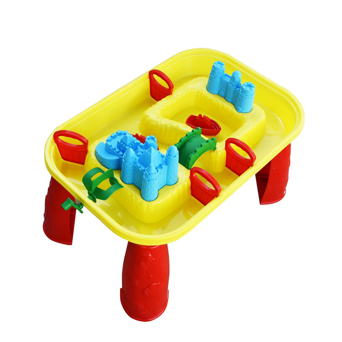 Mesa de Juegos Agua y Arena 38 x 58 x 38 cm + 9 accesorios