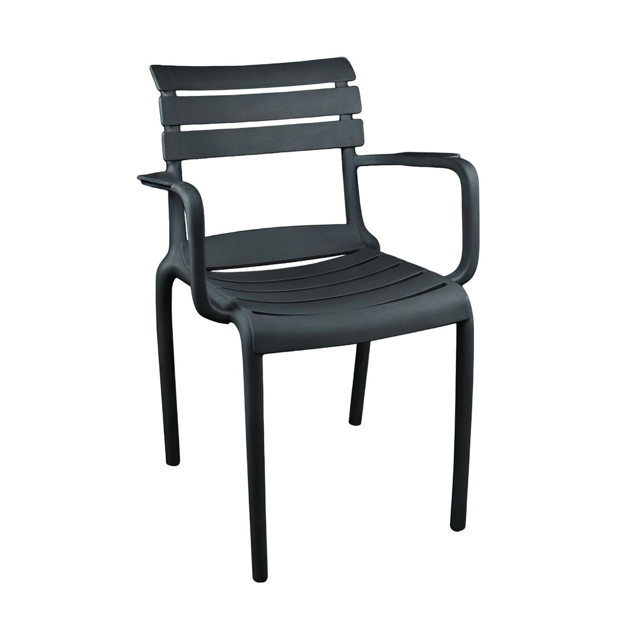 Silla Plástico Apilable Lofoten Gris 82x56x58 Escandinavia