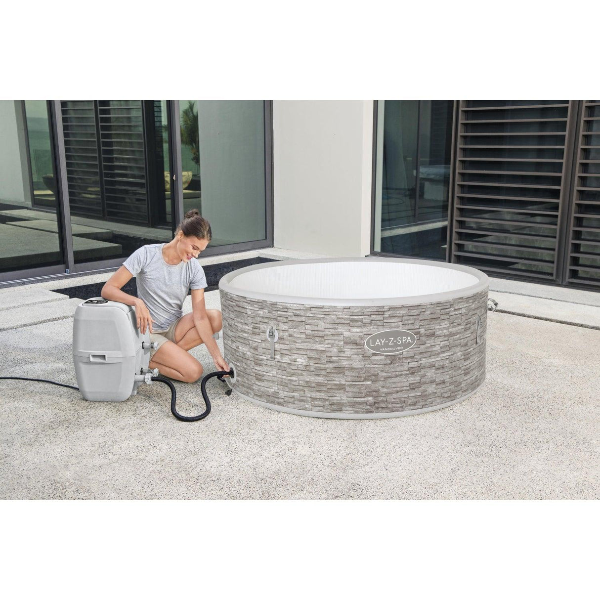 Hot Tub Spa Jacuzzi Inflable Vancouver 5 Personas Bestway