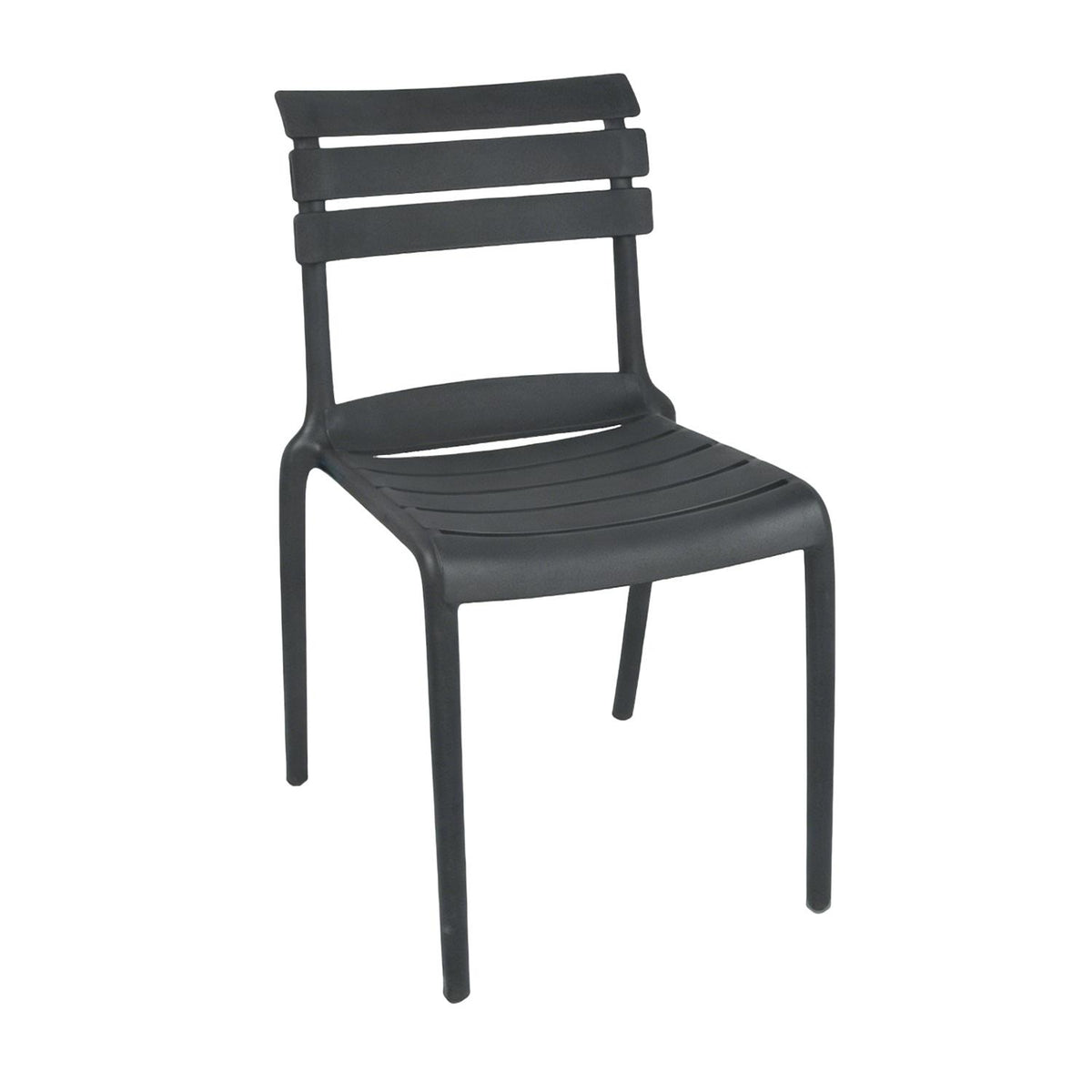 Silla Plástico Apilable Bergen Gris 82x55x43 Escandinavia