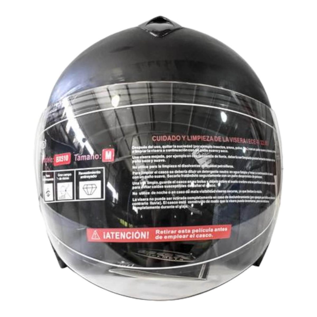 Casco Abierto 3/4 Bx510 Talla L Negro Certificado ECE Bex