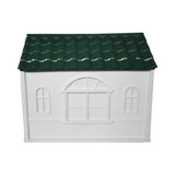 Casa Para Perro Grande Techo Verde 98x84x82cm Cool Pets