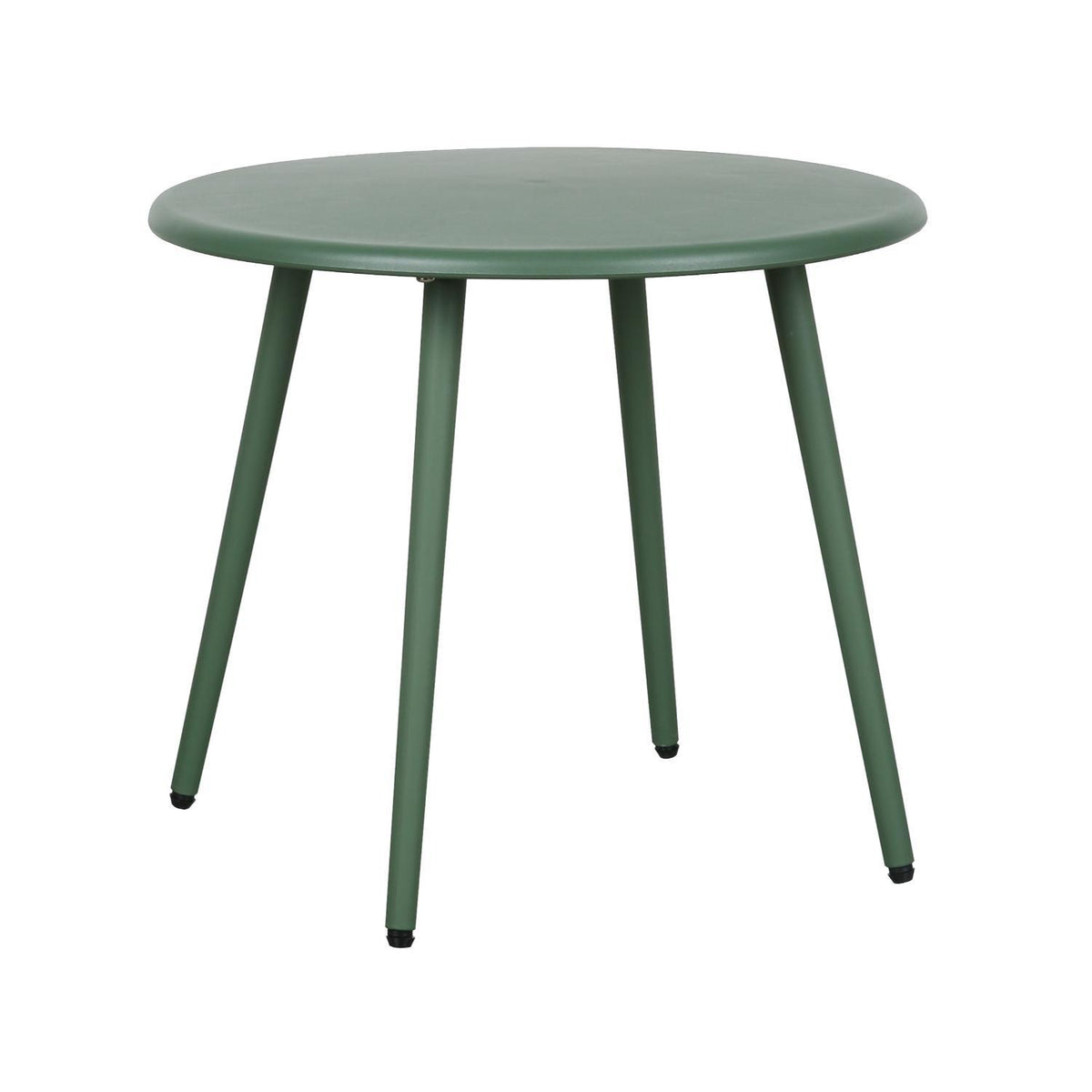 Mesa De Centro Redonda Nórdica Verde 51x45 Escandinavia