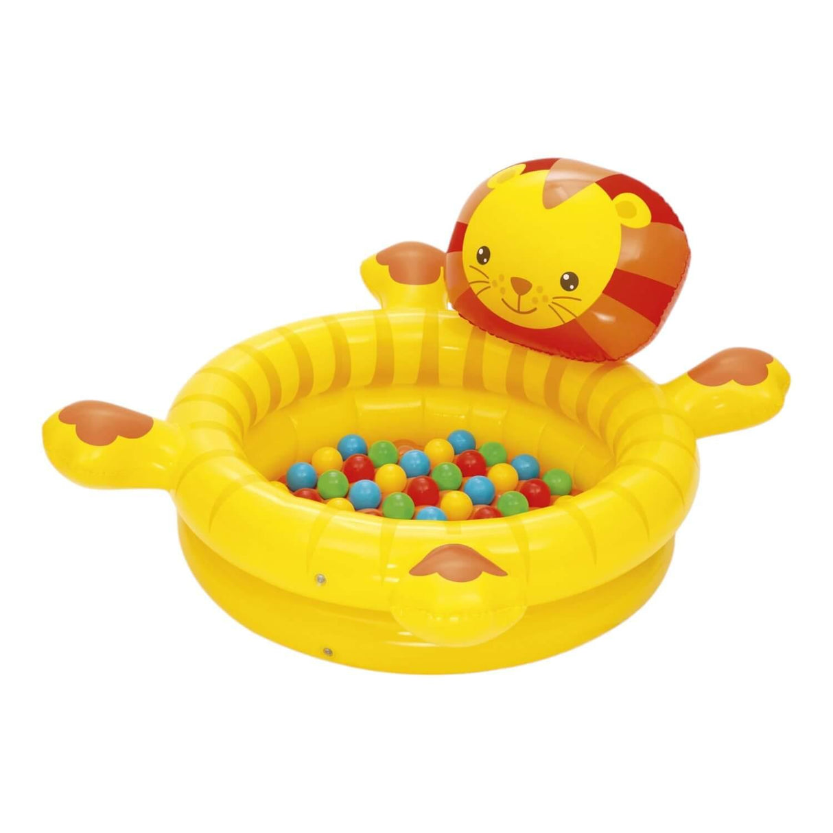 Piscina Leon inflable con Pelotas 111 X98X61.5 Cms Bestway