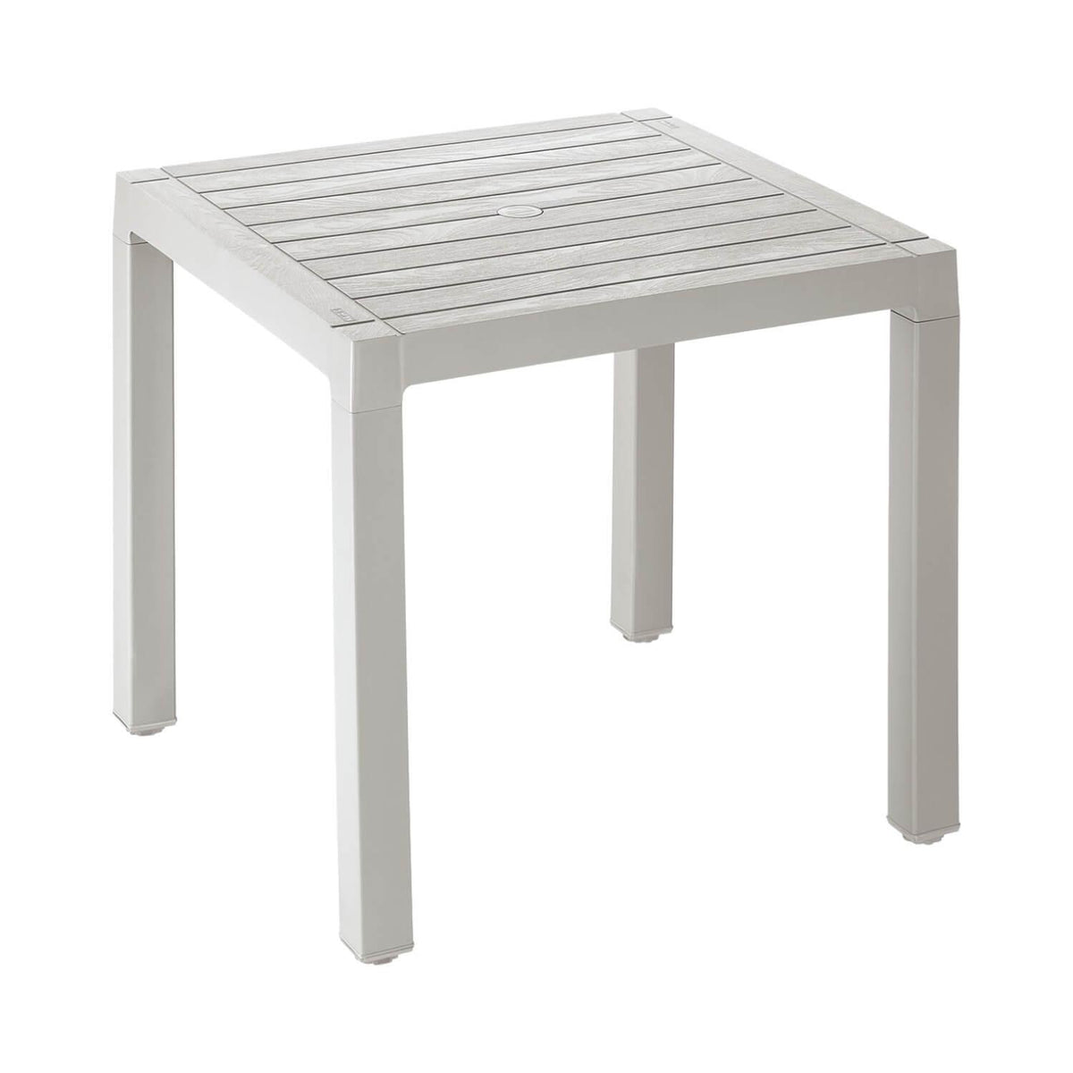 Mesa Plastico Terraza Exterior Gris 75x75x73Cms Rimax