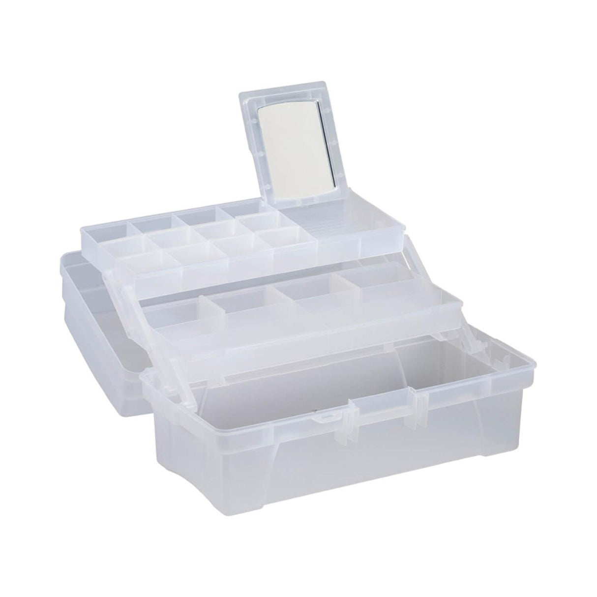 Caja Organizadora Con Espejo Vanity Natural 36x21x18 Rimax