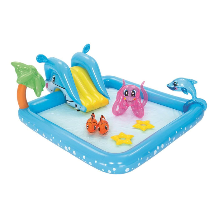 Piscina Y Juegos Inflable Acuario 2.39Mx2.06Mx86Cms Bestway