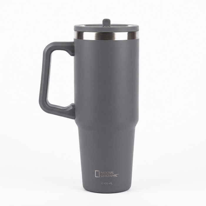 Botella Vaso Termico Mango 900ml Gris National Geographic