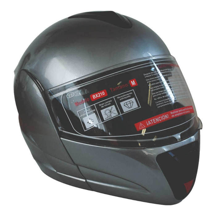Casco Abatible Bx210 Talla M Gris Certificado DOT Bex