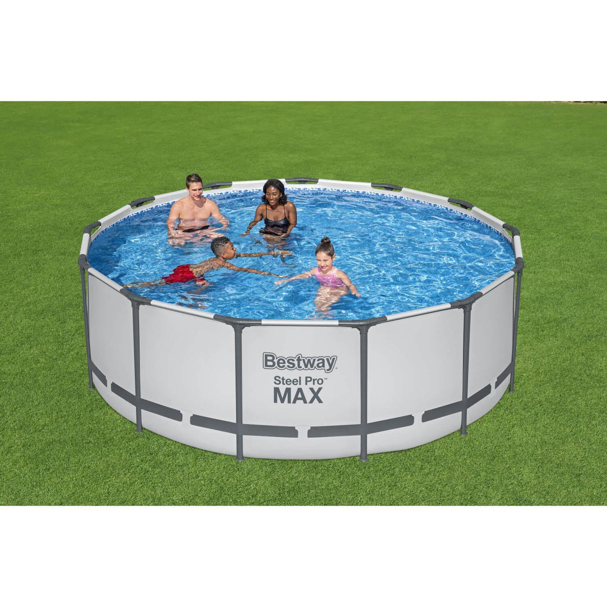 Piscina Bestway Redonda Steel ProMax Filtro+Acces 3.66X1.00M