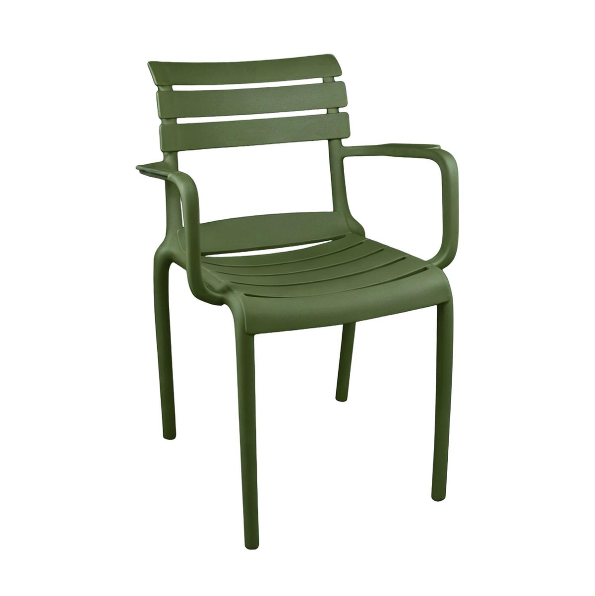 Silla Plástico Apilable Lofoten Verde 82x56x58 Escandinavia
