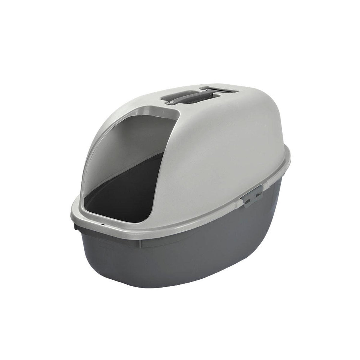 Arenero Para Gato Gris con pala 40.5x60x40.5 cm Rimax