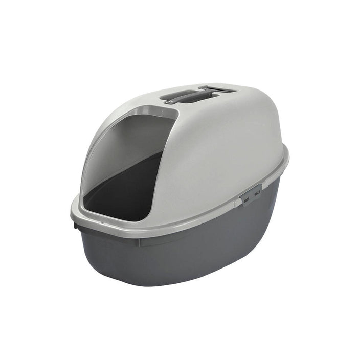 Arenero Para Gato Gris con pala 40.5x60x40.5 cm Rimax