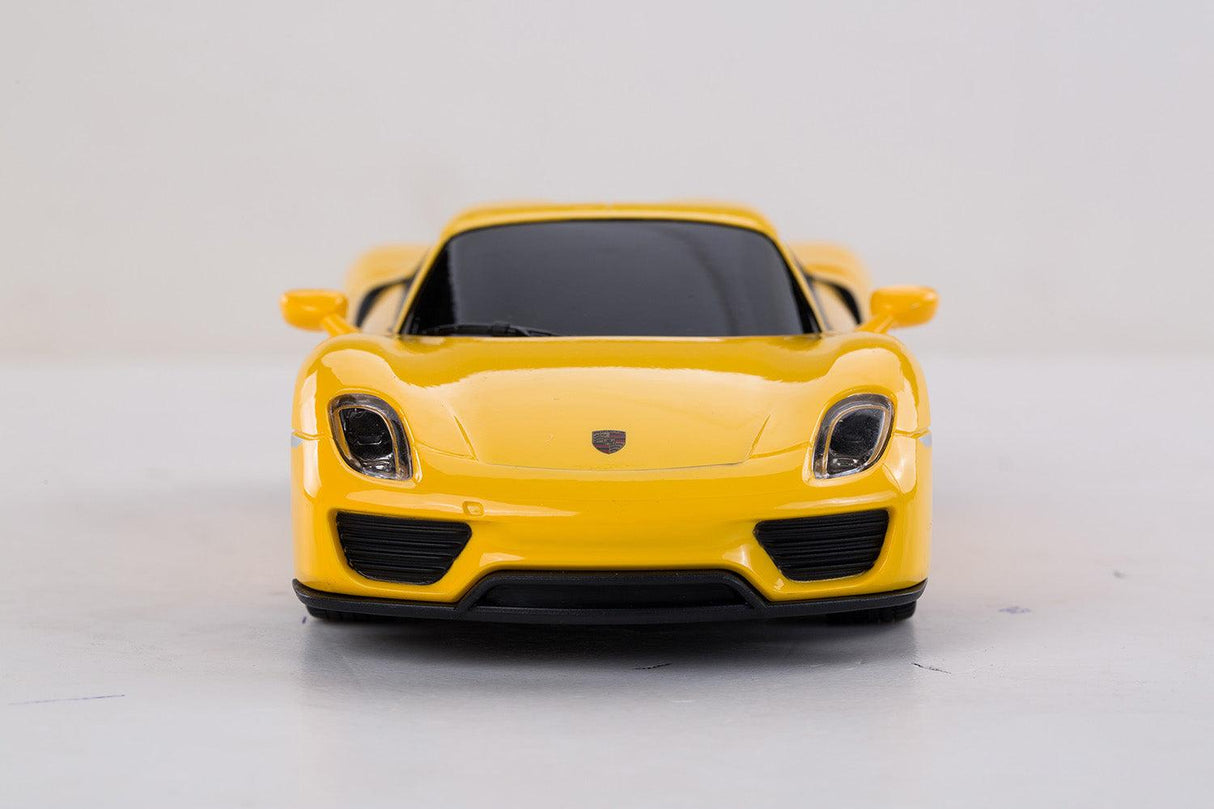 Auto Radiocontrolado Escala 1:24 Porsche Spyder Amarillo