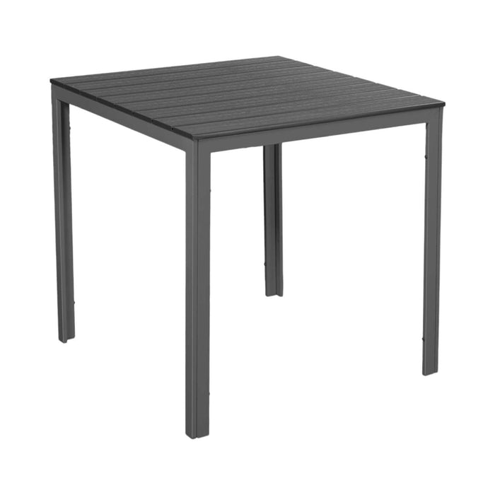 Mesa Terraza Polywood Impermeable 78X78cm Gris Northwest