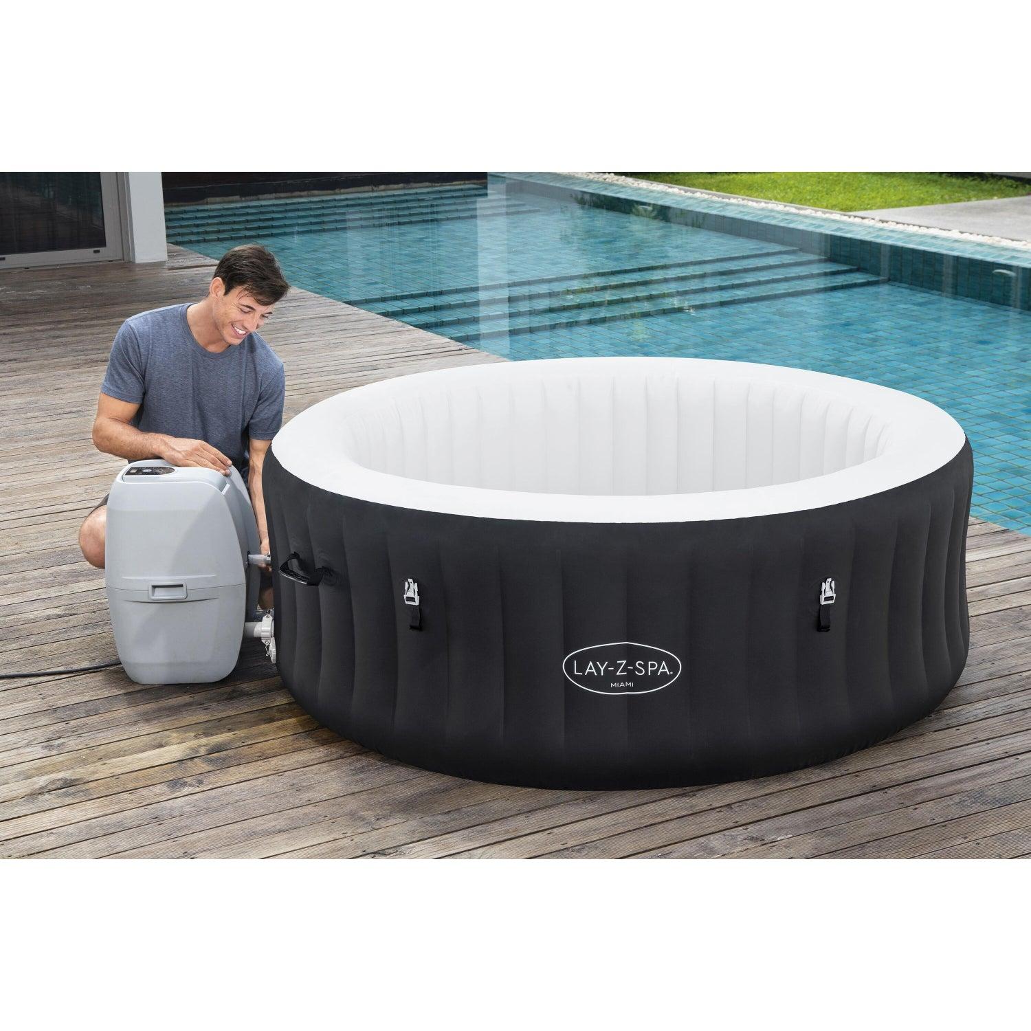 Hot Tub Spa Inflable Miami 4 Personas Bestway – Getway