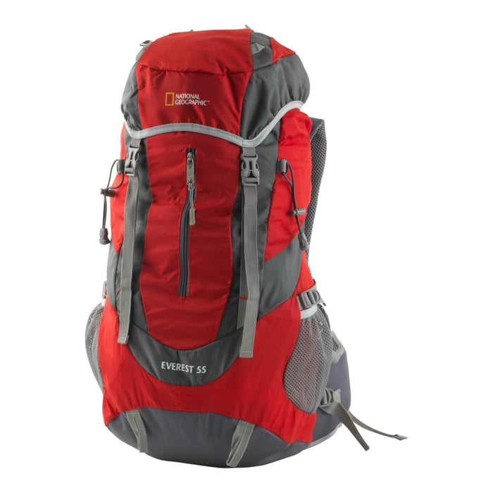 Mochila Camping Everest 55 Litros Roja National Georgraphic