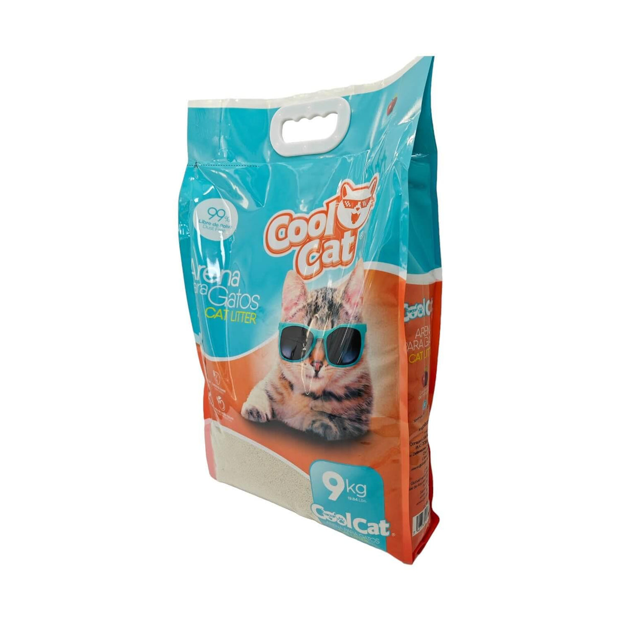 Arena Sanitaria Aglutinante Para Gato 9Kg Cool Cat