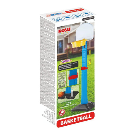 Set Aro Basketball + Pedestal Ajustable a 1,70m Dolu