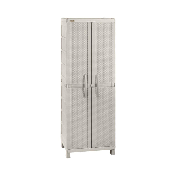 Armario Para Ropa Rattan Taupe 65x58.4x189 Cms Rimax