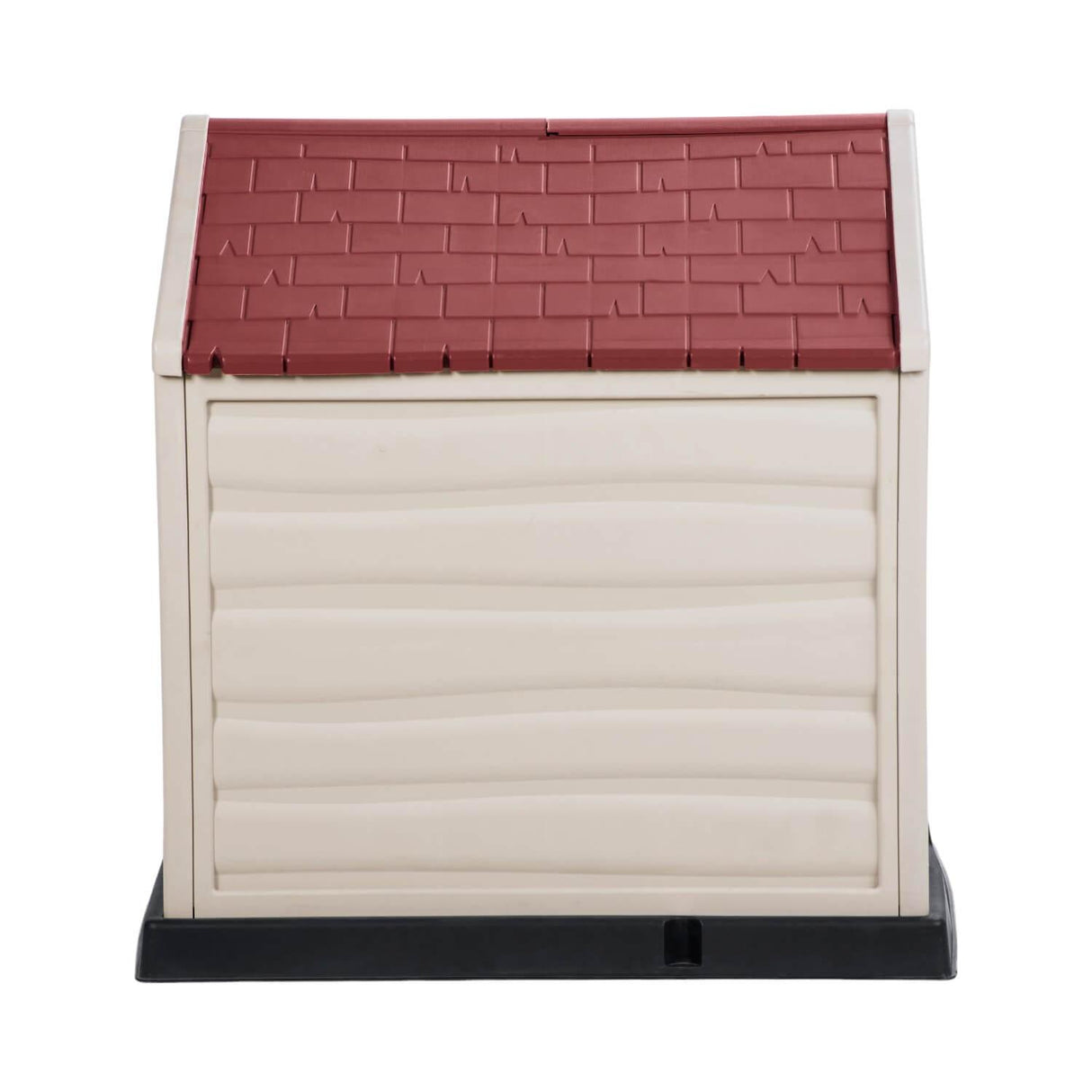 Casa Para Perro Mascota Grande Techo Rojo 92x90x89cm Rimax