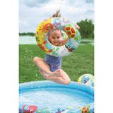 Piscina Inflable Bestway Con Aro Y Pelota Inflable 122X20Cm