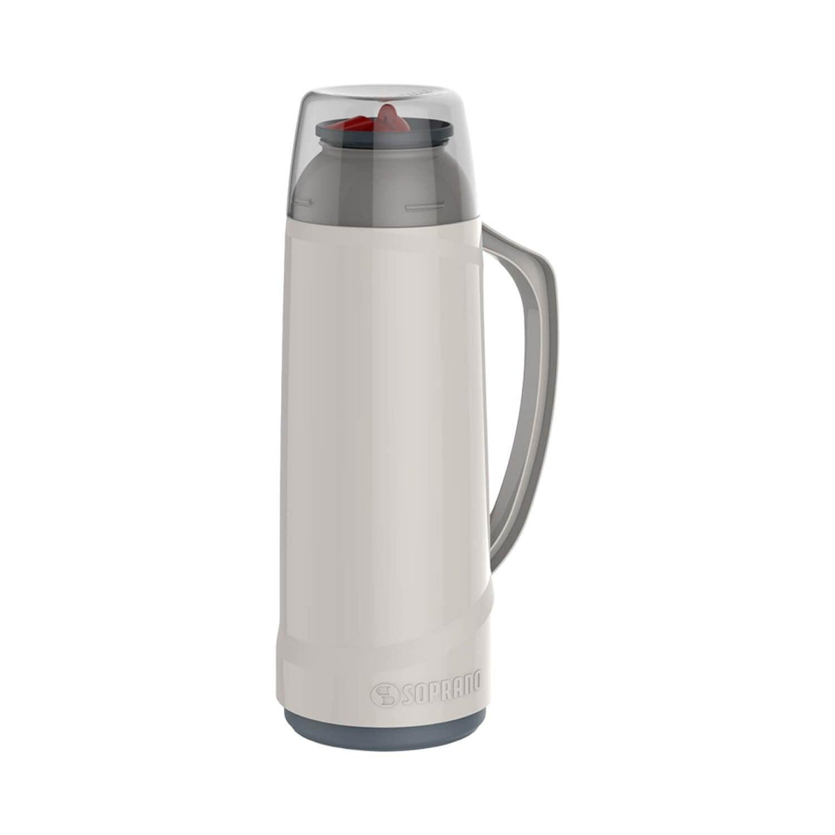 Termo Soprano Con Boquilla 1 Litro Gris