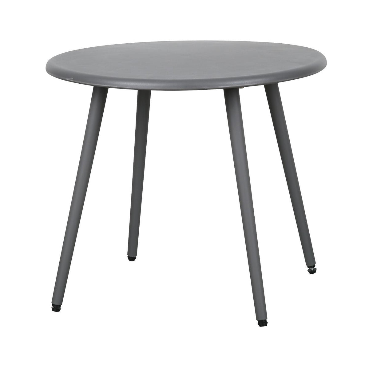 Mesa De Centro Redonda Nórdica Gris 51x45 Escandinavia