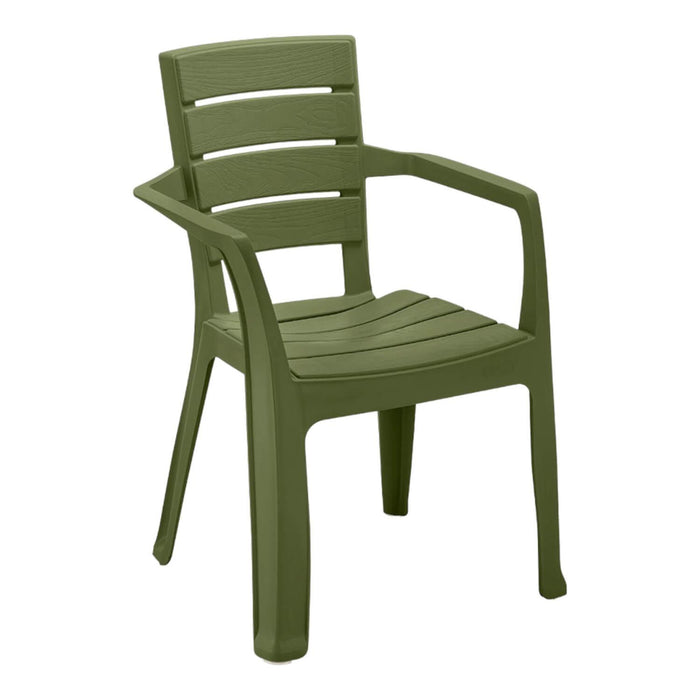 Silla Plastico con Brazos Azul 58X59X82Cms Rimax